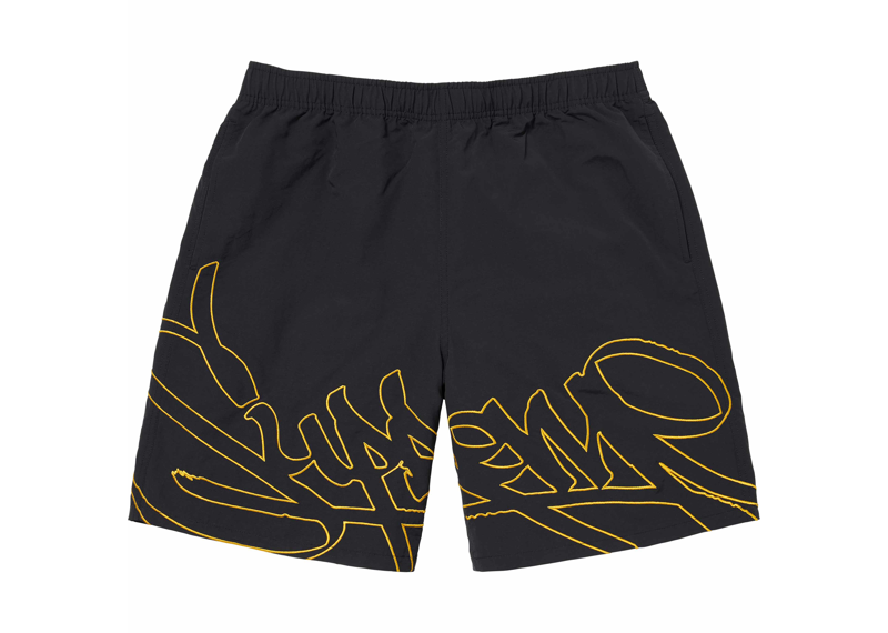 Black supreme shorts on sale