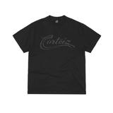 Black Corteiz Constellation Tee with starry logo design on front