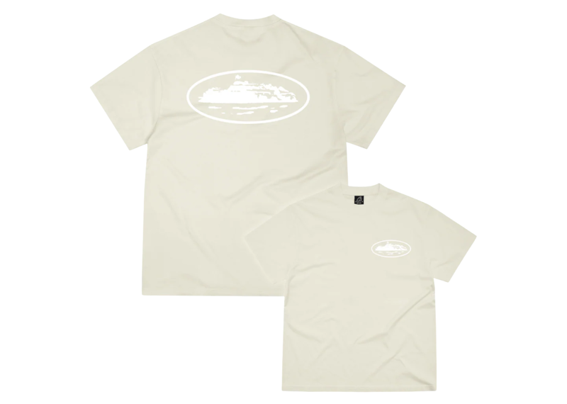 Off white Corteiz OG Island Tee with front and large back logo print