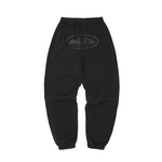 Corteiz Alcatraz Sweatpant Black laid flat.