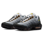 Air Max 95 Icons sneakers with gray and yellow accents.