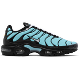 Air Max Plus Aqua Silver sneaker with black accents.