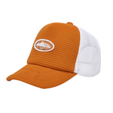 Corteiz Ace Trucker Cap Sunburn with white mesh back.