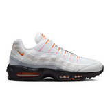 Air Max 95 Wolf Grey Safety Orange sneaker with distinctive cushioning and design.