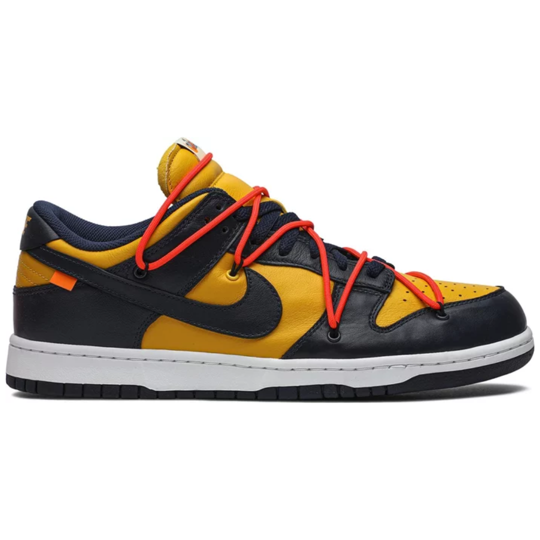 Nike Dunk Low x Off White University Gold 1LUX