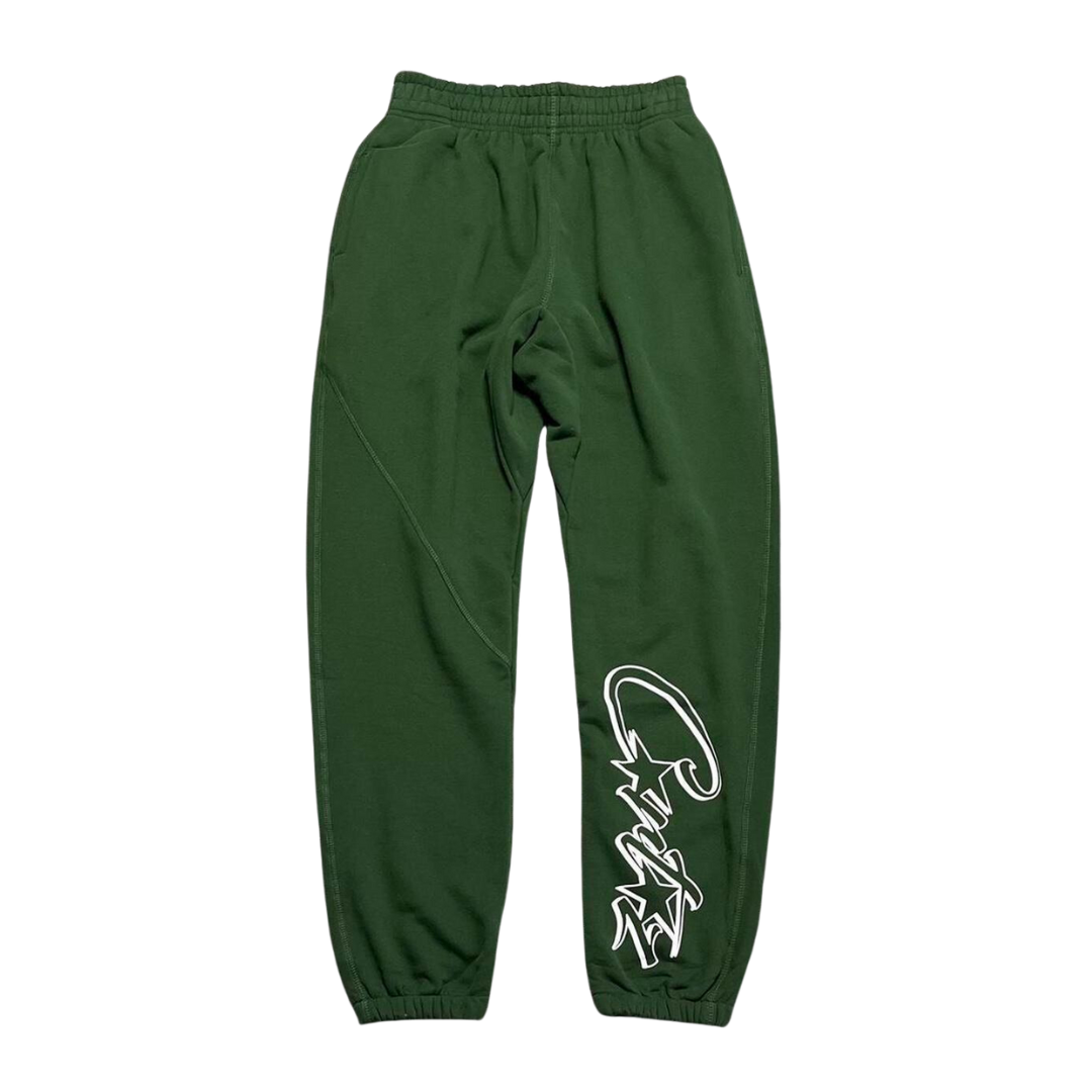 Green sweatpants sale