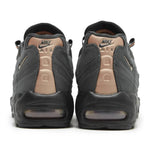 Nike Air Max 95 "Live Yours" Black Rose Gold, Central Cee x Syna World, rear view, rose gold accents, black base.