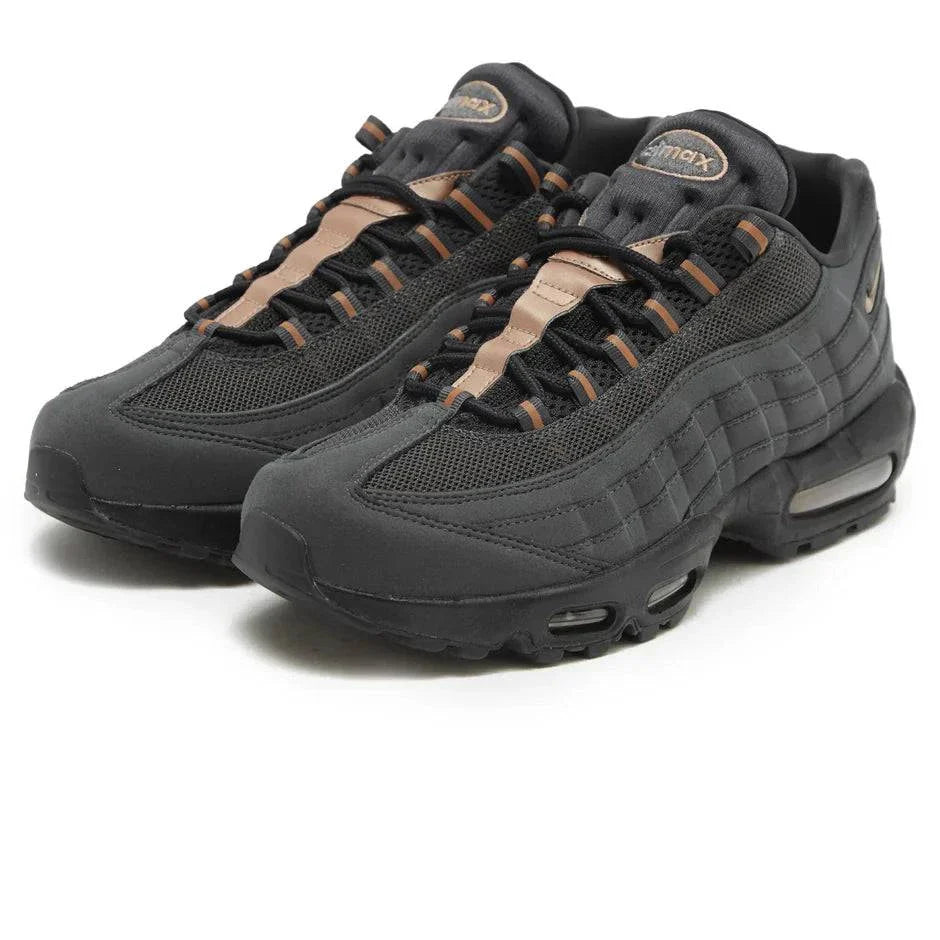 Central Cee x Nike Air Max 95 Live Yours in Black Rose Gold with leather finish and rose gold accents.
