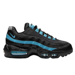 Nike Air Max 95 Recraft GS sneakers in black and aqua.