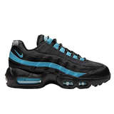 Nike Air Max 95 Recraft GS sneakers in black and aqua.