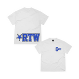 Corteiz Star Mesh White T-Shirt with graphic design.