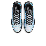 Air Max Plus Neptune Blue sneakers with gradient fade design.