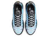 Air Max Plus Neptune Blue sneakers with gradient fade design.