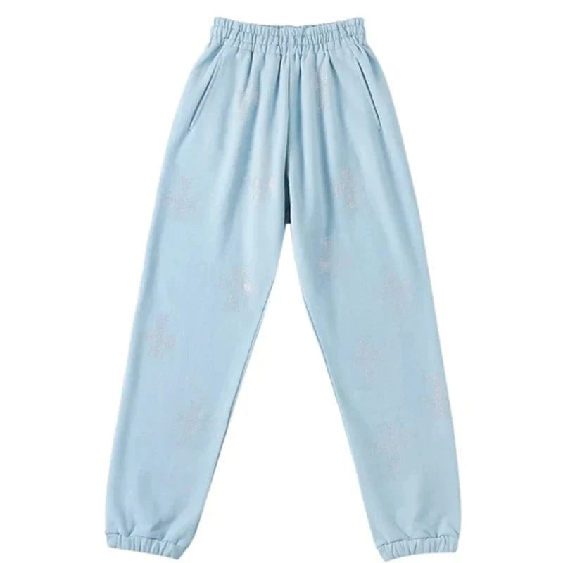 Pastel blue joggers sales