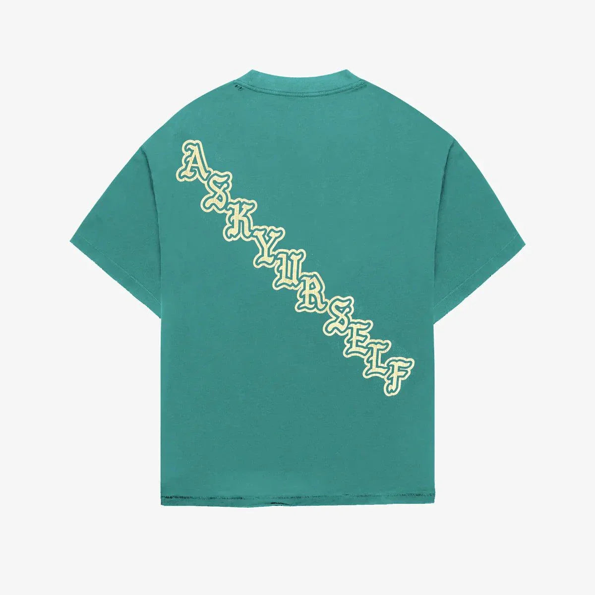 Acne Studios Askyurself Home Stadium vintage green t-shirt