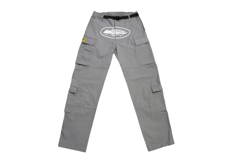 Corteiz Guerillaz Stone Cargos with multiple pockets.