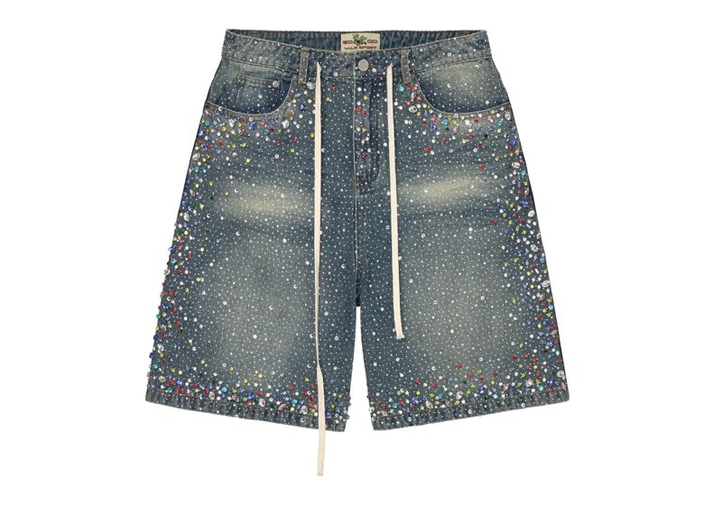 Vale Forever Rainstorm V2 Jorts denim shorts isolated on white background