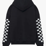 Siarr Racing Club Hoodie black pullover with kangaroo pocket and 100% cotton regular fit