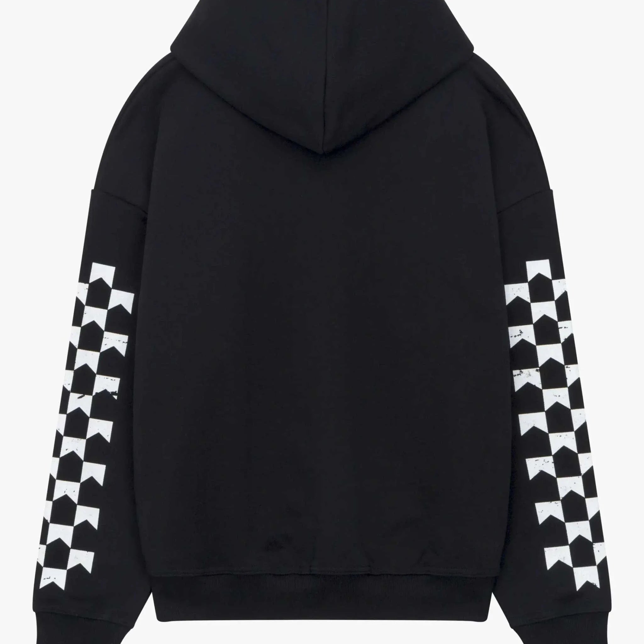 Siarr Racing Club Hoodie black pullover with kangaroo pocket and 100% cotton regular fit