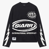 Siarr Speedway L/S Tee Black