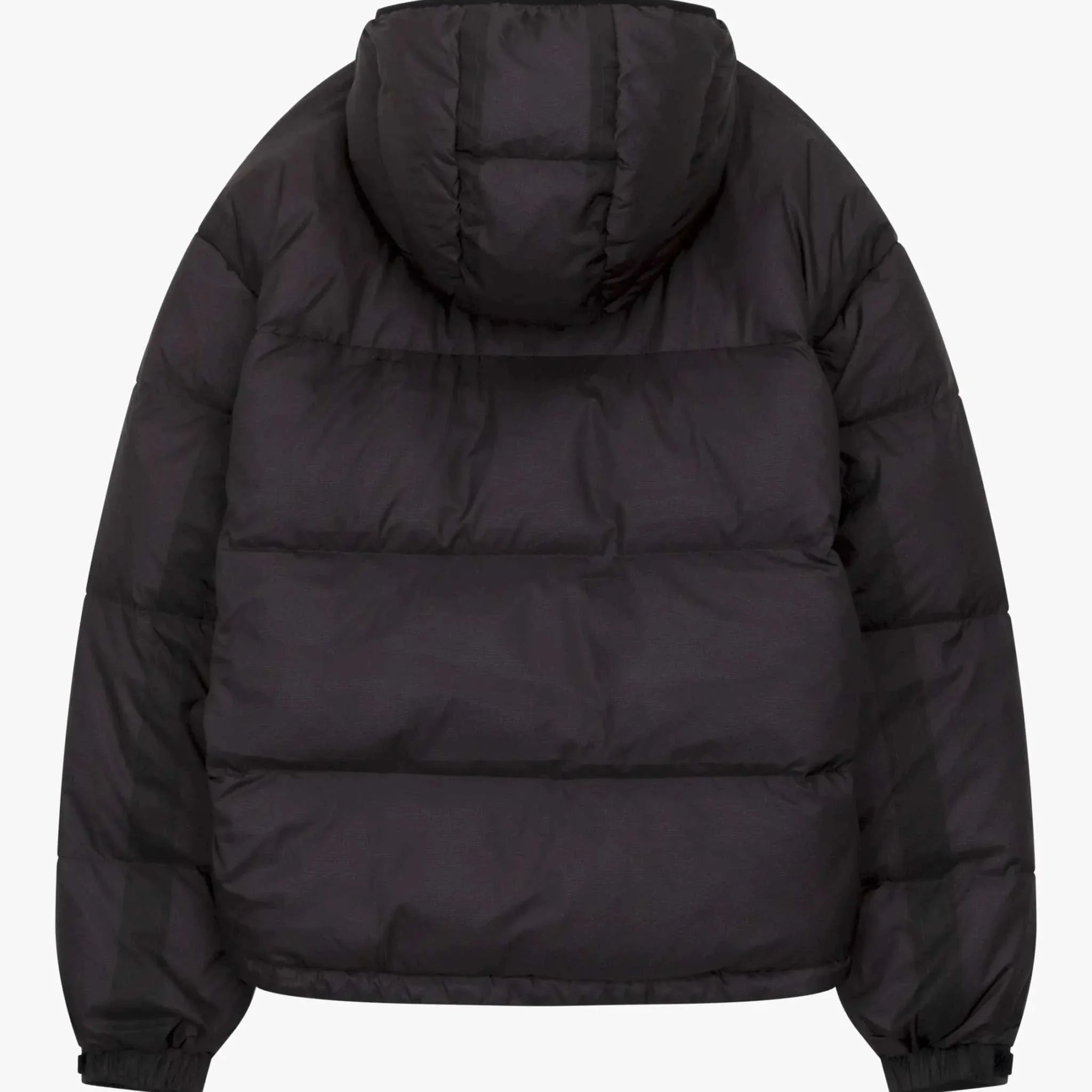 Siarr Translucent Ripstop charcoal puffer jacket with full zip and side pockets