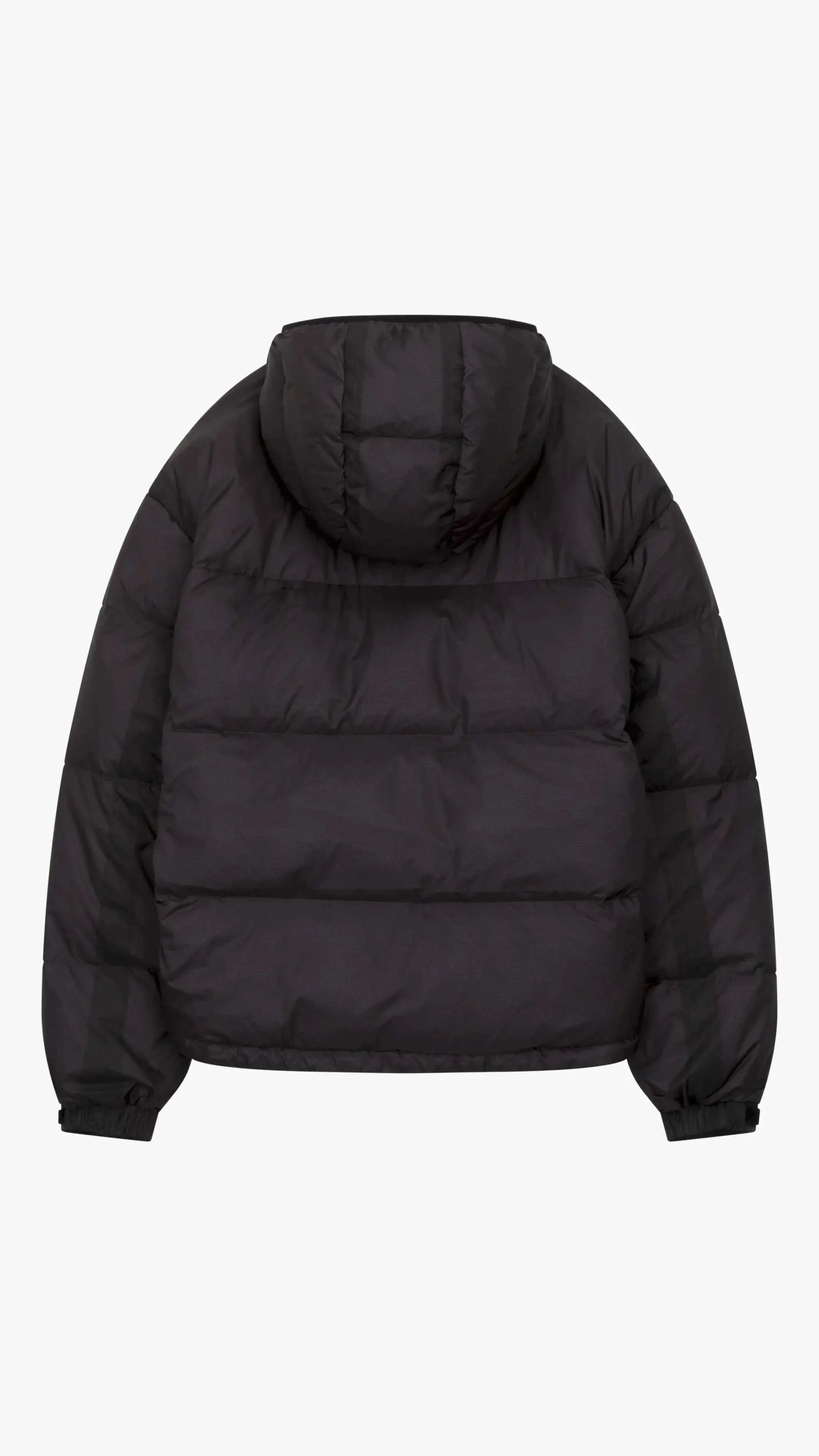Siarr Translucent Ripstop charcoal puffer jacket with full zip and side pockets