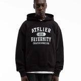 Reternity Atelier Emblem Hoodie Black
