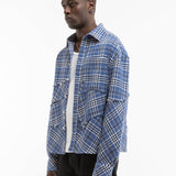 Reternity Le Tisse Waffle Shirt Blue