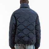 Reternity Maison Quilted Puffer Jacket Blue