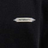 Reternity L'Atelier Line Rib T-Shirt Black
