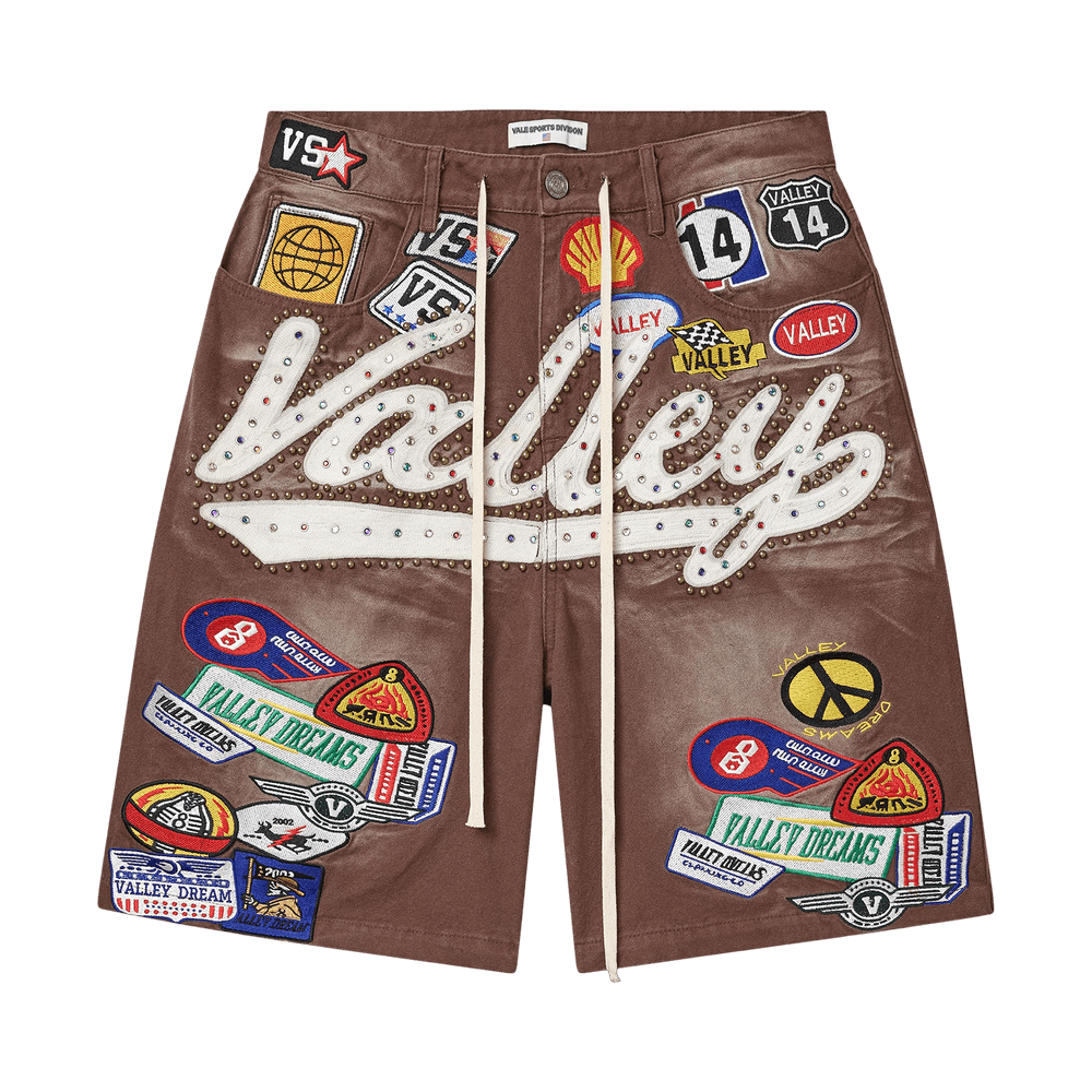 Vale Forever 1980s brown jorts denim shorts