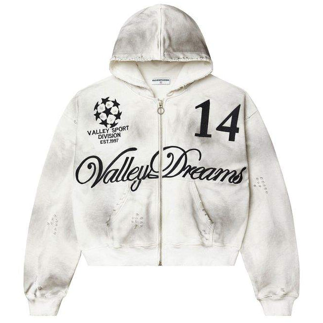 Vale Forever Oreo 14 zip up hoodie in smoke color