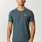 Reprimo Clima T-Shirt in dark moss and khaki with lightweight fabric and athletic fit for high-intensity training