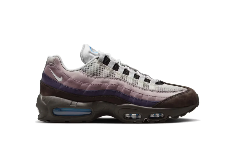 Air Max 95 Unearthed sneaker with gradient design and visible air cushioning.