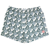 Casablanca Heart Monogramme Swim Shorts Green