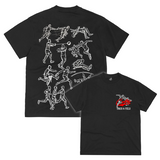 Corteiz Track and Field Black T-Shirt