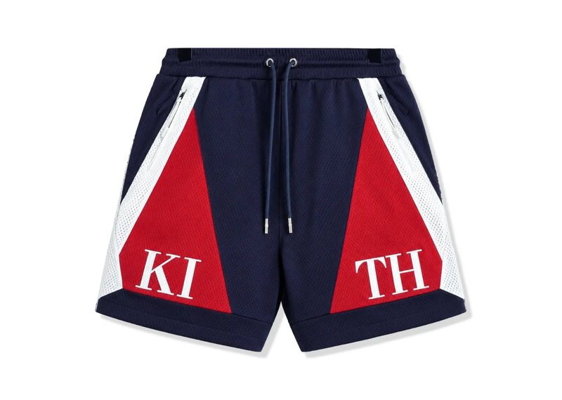 Kith London Mesh Turbo Short in Nocturnal color front view