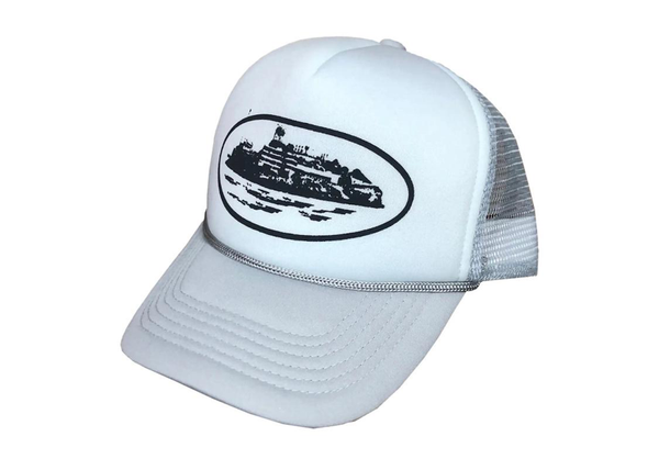 Corteiz Silva Trucker Hat White