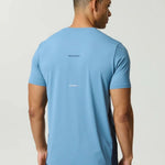 Reprimo Vortex T-Shirt in dusty blue with ergonomic panels and lightweight performance fabric