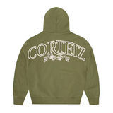 Corteiz Superior Royale Zip Hoodie Olive