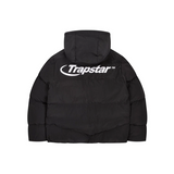 TRAPSTAR HYPERDRIVE HOODED PUFFER JACKET - BLACK