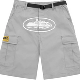 CORTEIZ ALCATRAZ CARGO SHORTS GREY