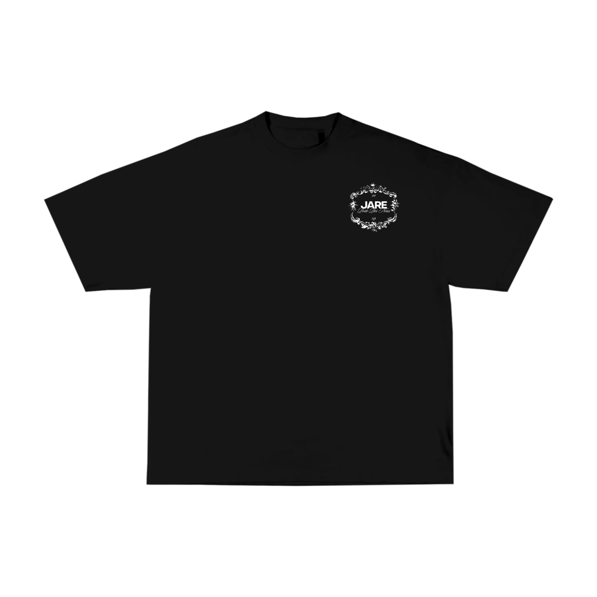 Jare Crest T-Shirt with logo design on front