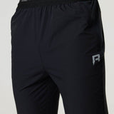 Black Reprimo Flight Pants with branded waistband and reflective logo for athletic performance and comfort