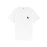 White Loewe Anagram T-Shirt with logo design