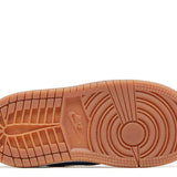 Travis Scott x Air Jordan 1 Retro Low OG SP TD Canary sneaker brown rubber sole bottom view