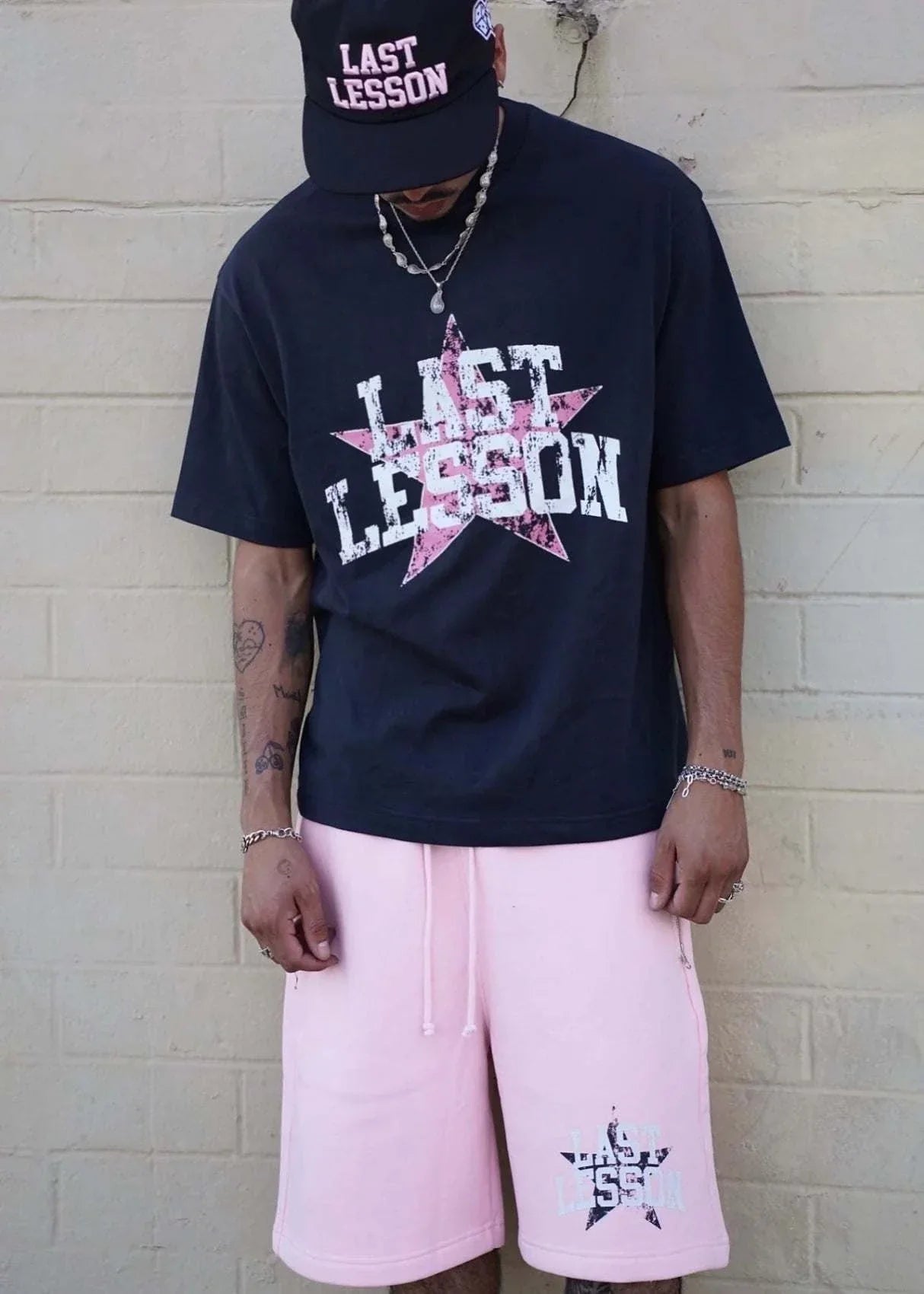Last Lesson All-Star black t-shirt with bold graphic design.