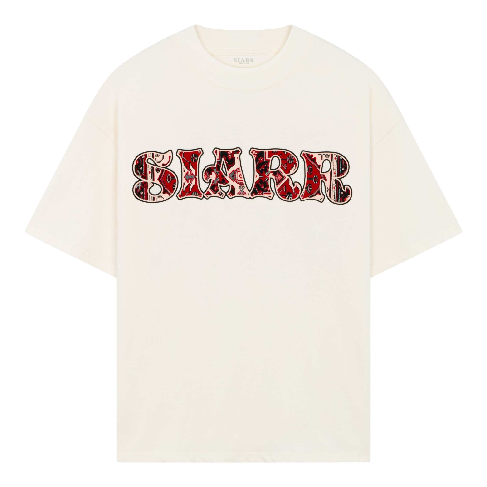 Siarr Rug Tee with oversized fit and ribbed neck.