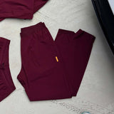 Studio By Charles burgundy trackpant with elastic waistband and side pockets