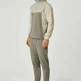 Reprimo Flight Windbreaker khaki sand lightweight weather-resistant jacket with zip pockets and back vent for breathability